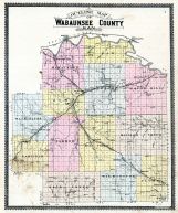 Wabaunsee County Outline Map, Wabaunsee County 1902